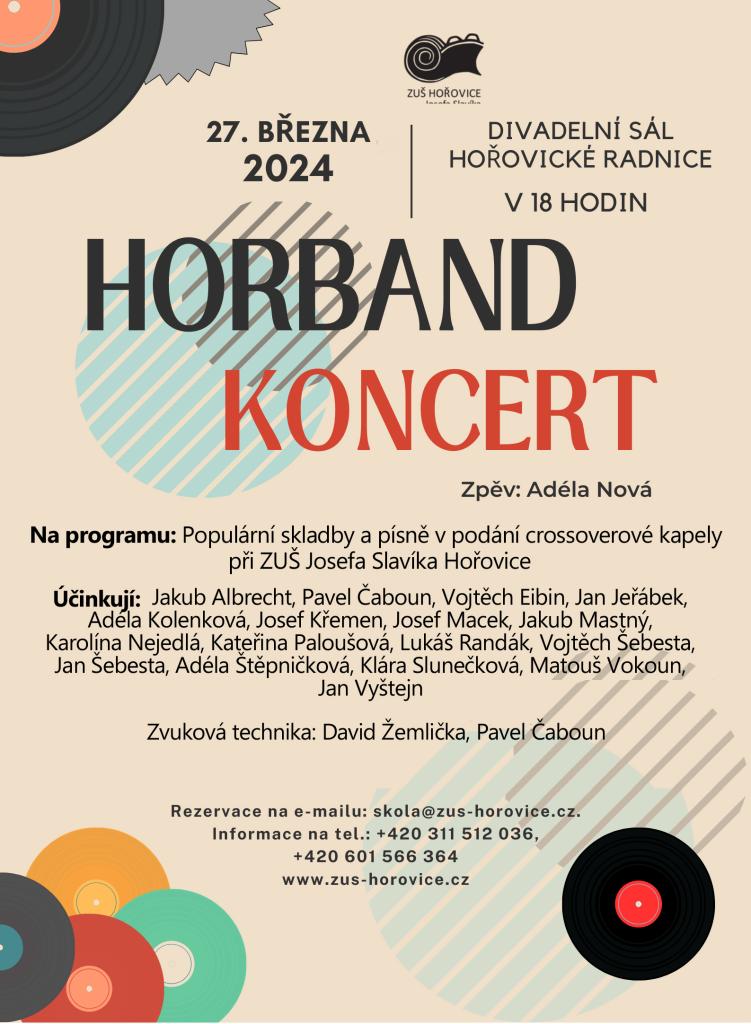 HORband koncert 27. března 2024
