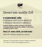 Okresní kolo soutěže ZUŠ v Komorní hře 1